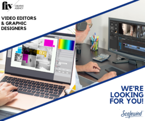 VIDEO EDITORS and GRAPHIC DESIGNERS for Fix Creative Agency
